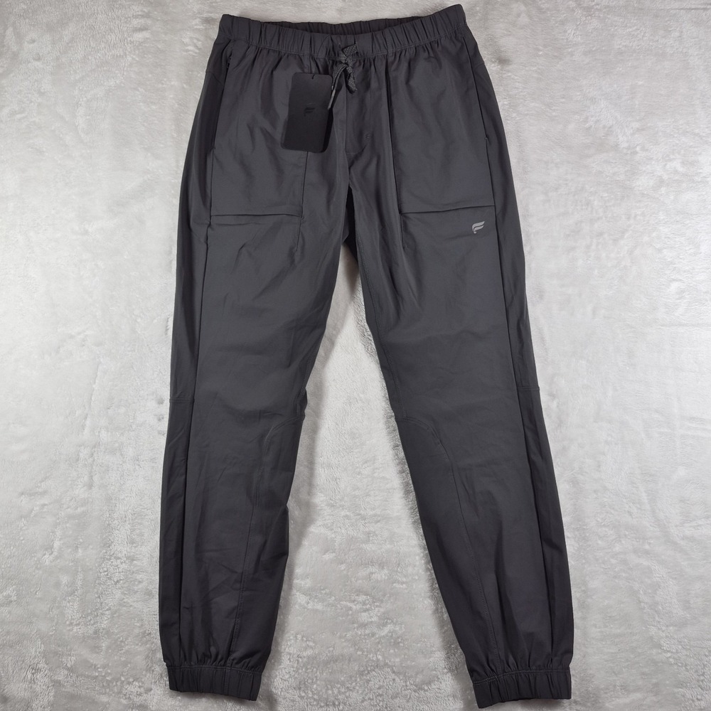 Fabletics The One Jogger Men's Medium Gray Gym Active Workout Casual Comfort NWT
